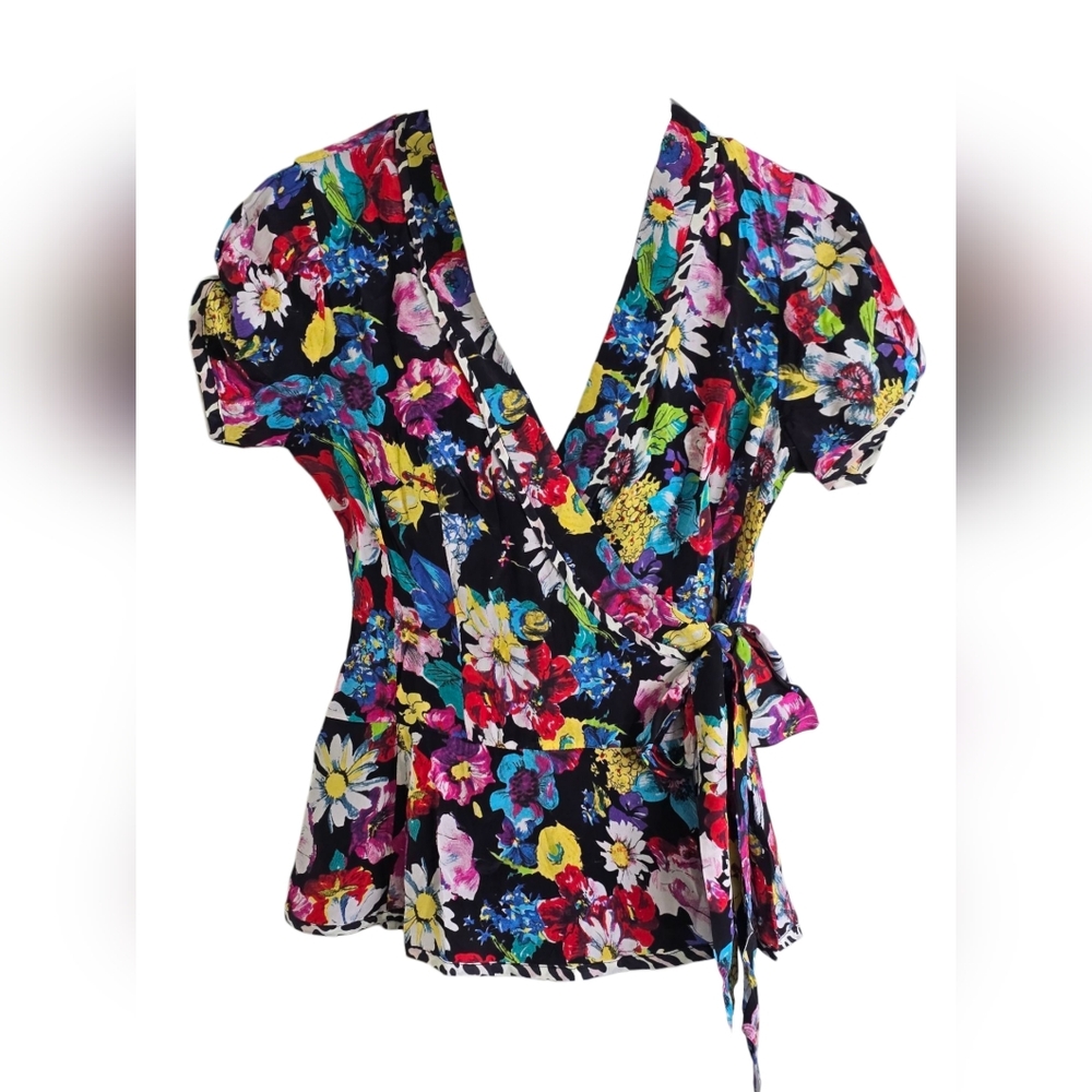 Boquet Wrap Top by Nanette Lepore